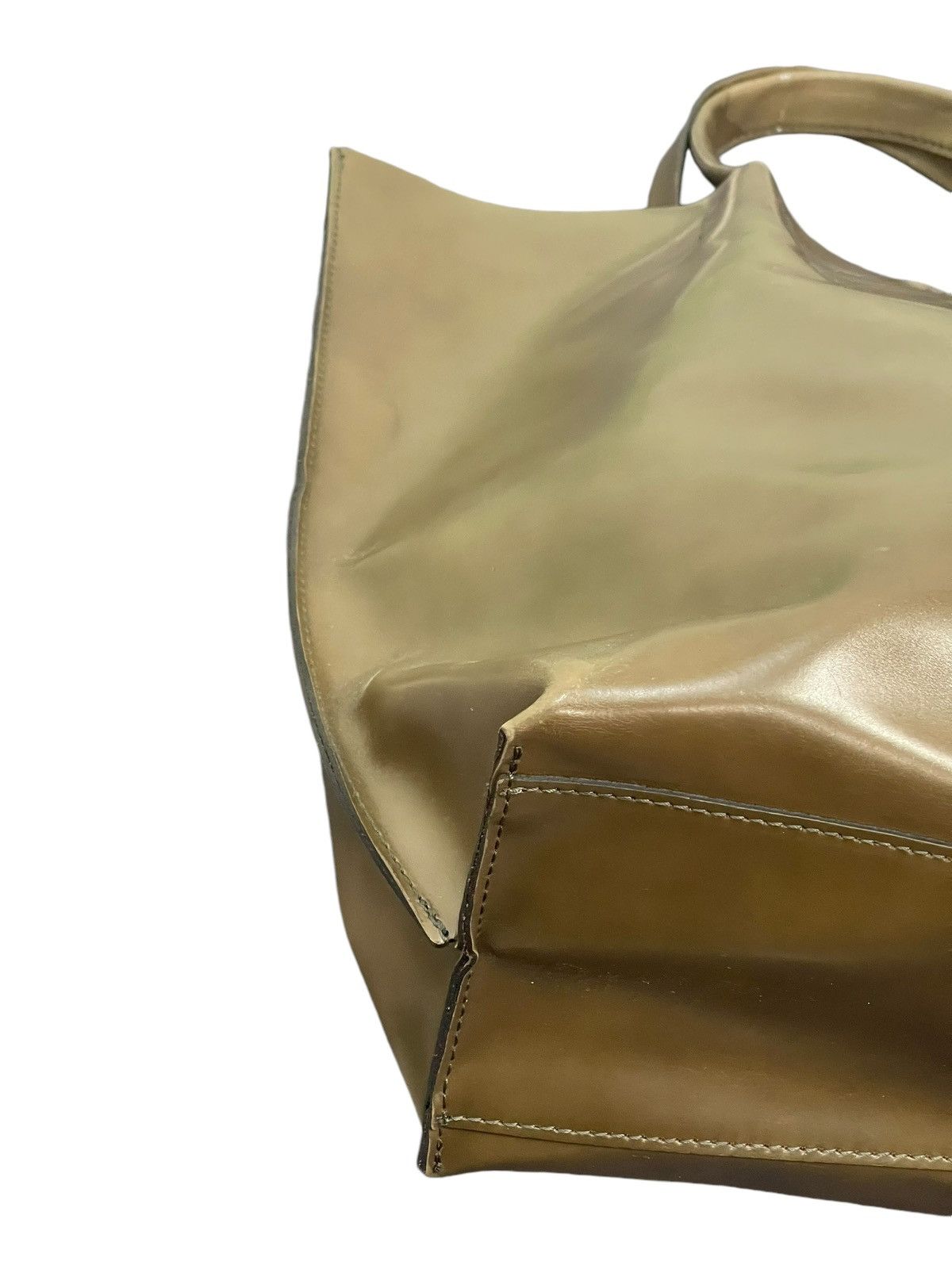 Japanese Brand Full Leather Gianni Chiarinni Italy Tote Bag 9🟩 Size ONE SIZE - 5 Thumbnail