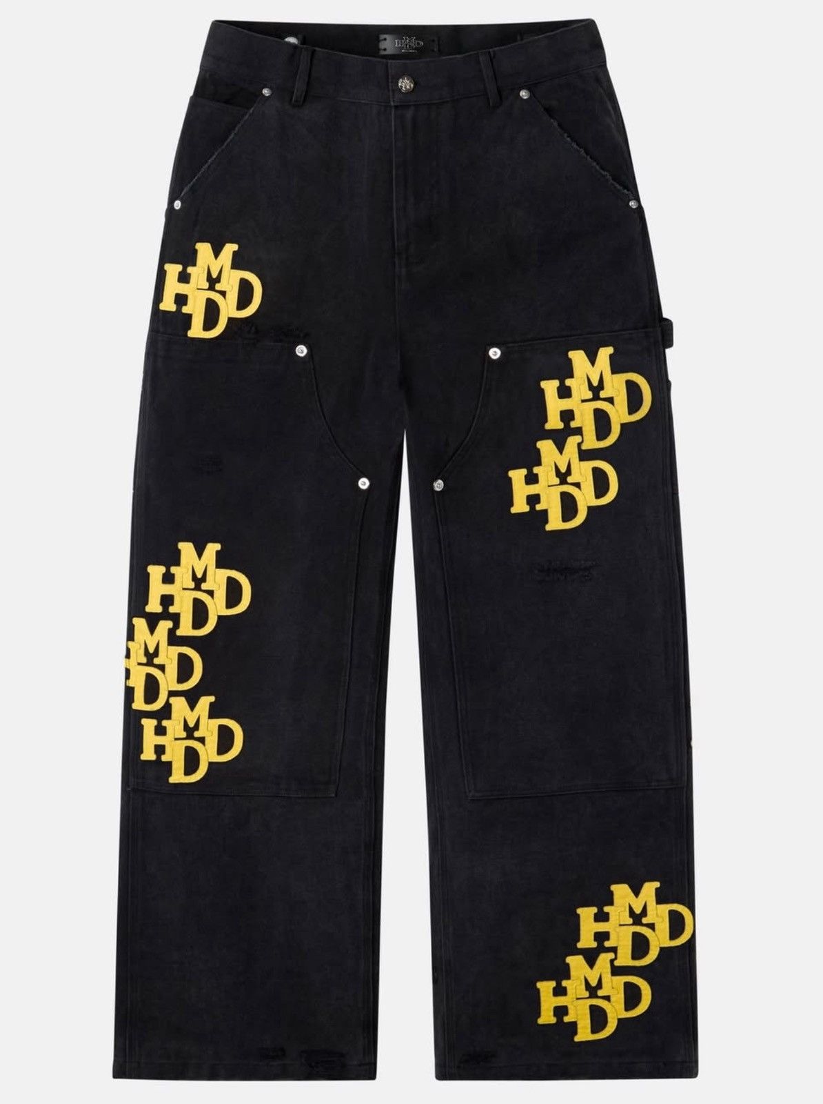 Happy Memories Done Die (HMDD) Black Double Knee Pants (XS)