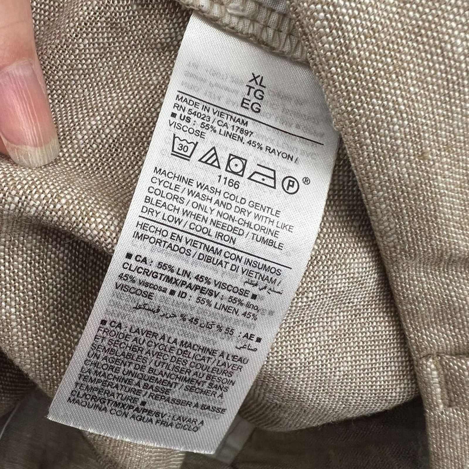 Old Navy Old Navy Extra High Waisted Linen-Blend Taylor Shorts Xlarge Size 38" / US 16 / IT 52 - 3 Thumbnail