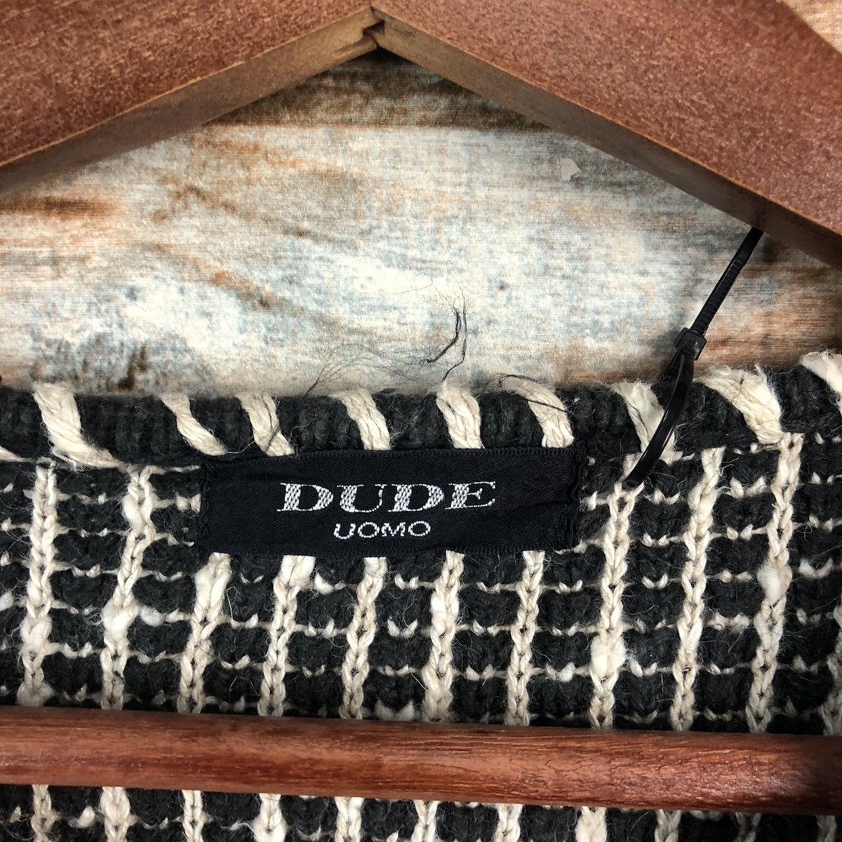 Homespun Knitwear × Japanese Brand DL Dude Uomo Vintage sweatshirt Gray Knitwear #C499 Size US L / EU 52-54 / 3 - 9 Thumbnail