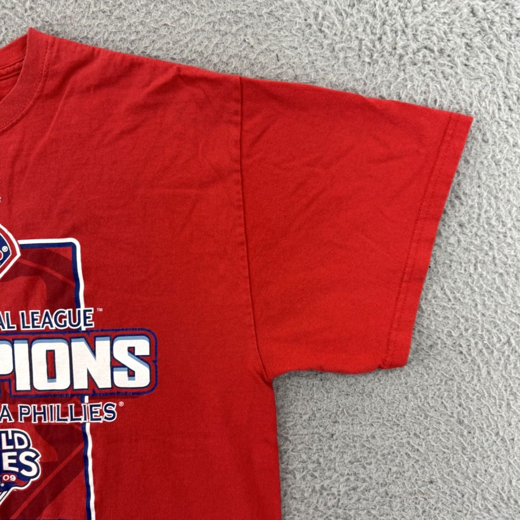 Delta VINTAGE Philadelphia Phillies Shirt Large MLB World Series Y2K Short Sleeve Mens Size US L / EU 52-54 / 3 - 5 Thumbnail