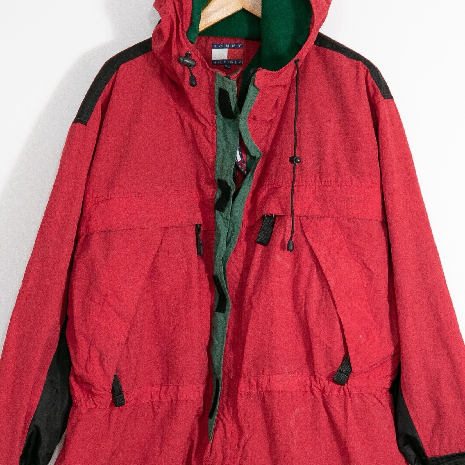 Tommy Hilfiger × Vintage Vintage 90s Tommy Hilfiger Hiking Parka Jacket XL Distressed Size US XL / EU 56 / 4 - 2 Thumbnail