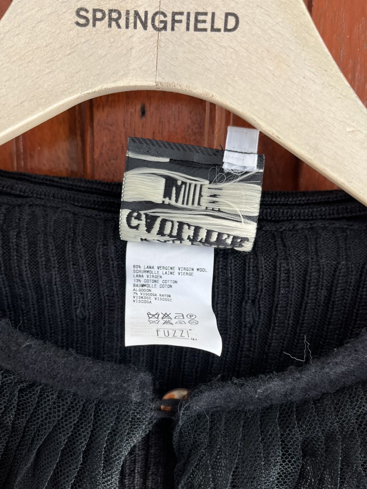 Jean Paul Gaultier JEAN PAUL GAULTIER RIBBED WOOL KNIT LONGSLEEVE Size M / US 6-8 / IT 42-44 - 14 Thumbnail