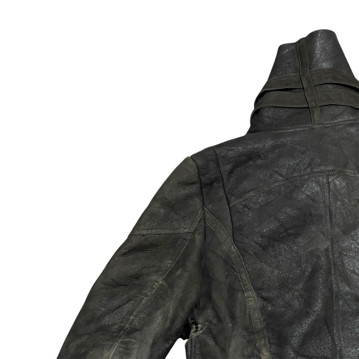 If Six Was Nine Vtg Rick Owen Inspired Avantgarde Sheepskin Leather Jacket Size US S / EU 44-46 / 1 - 17 Thumbnail