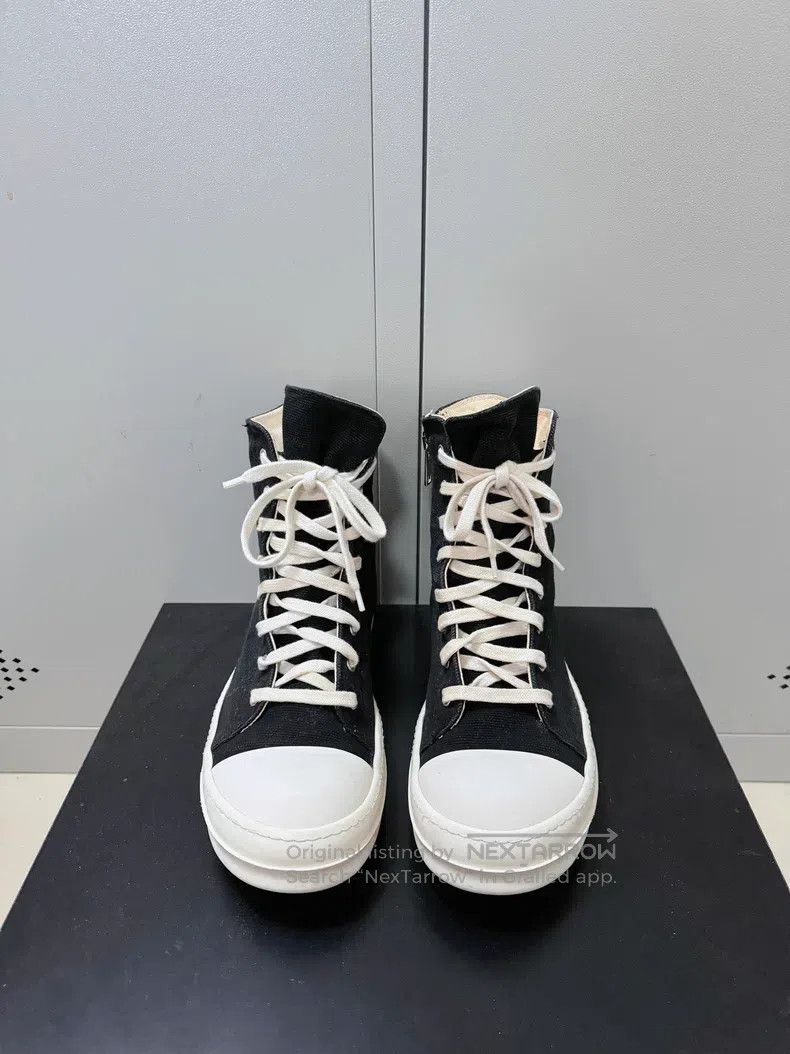 Rick Owens Rick Owens High-top Converse Size US 7.5 / EU 40-41 - 2 Thumbnail