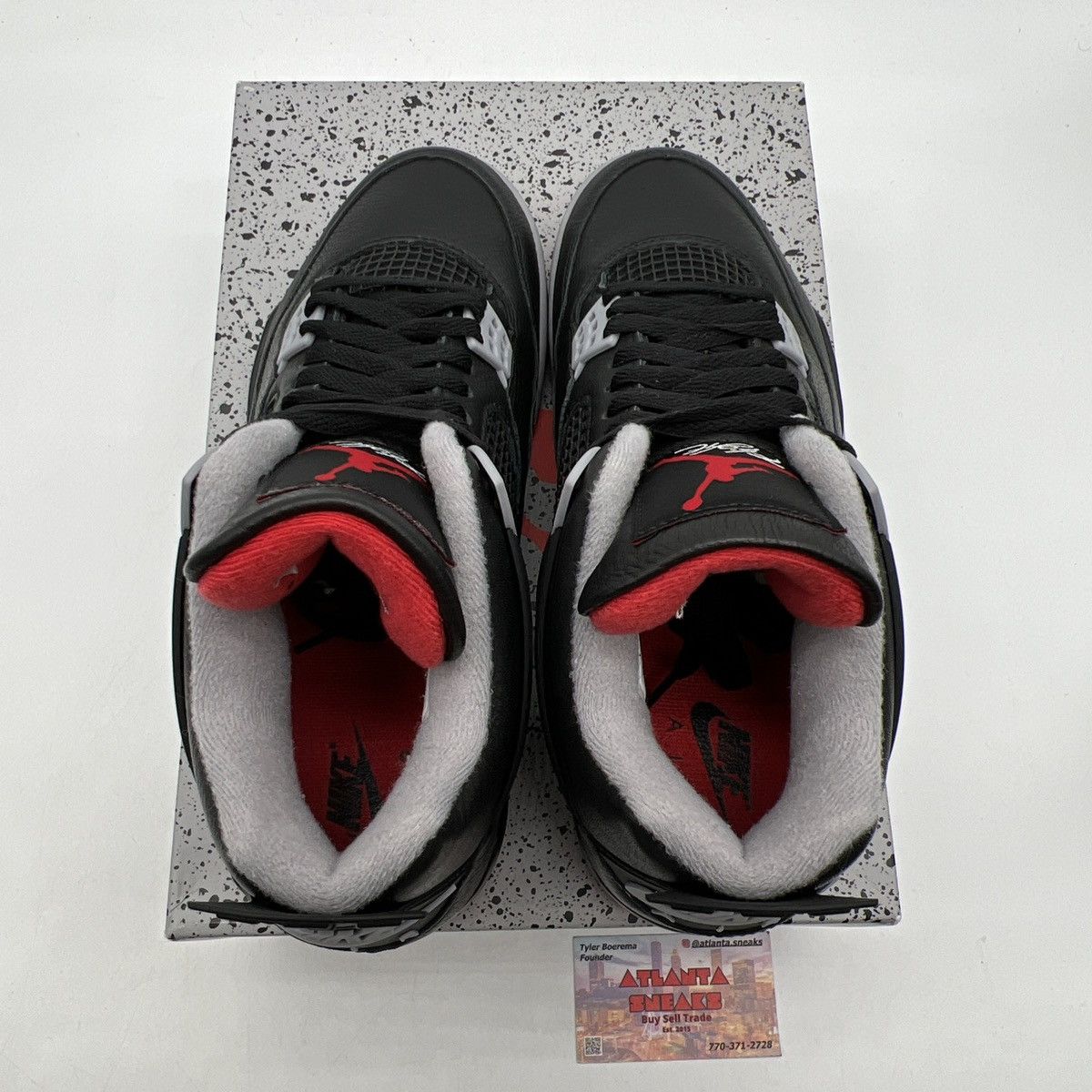 Jordan Brand Air Jordan 4 bred reimagined Size US 9 / EU 42 - 7 Thumbnail