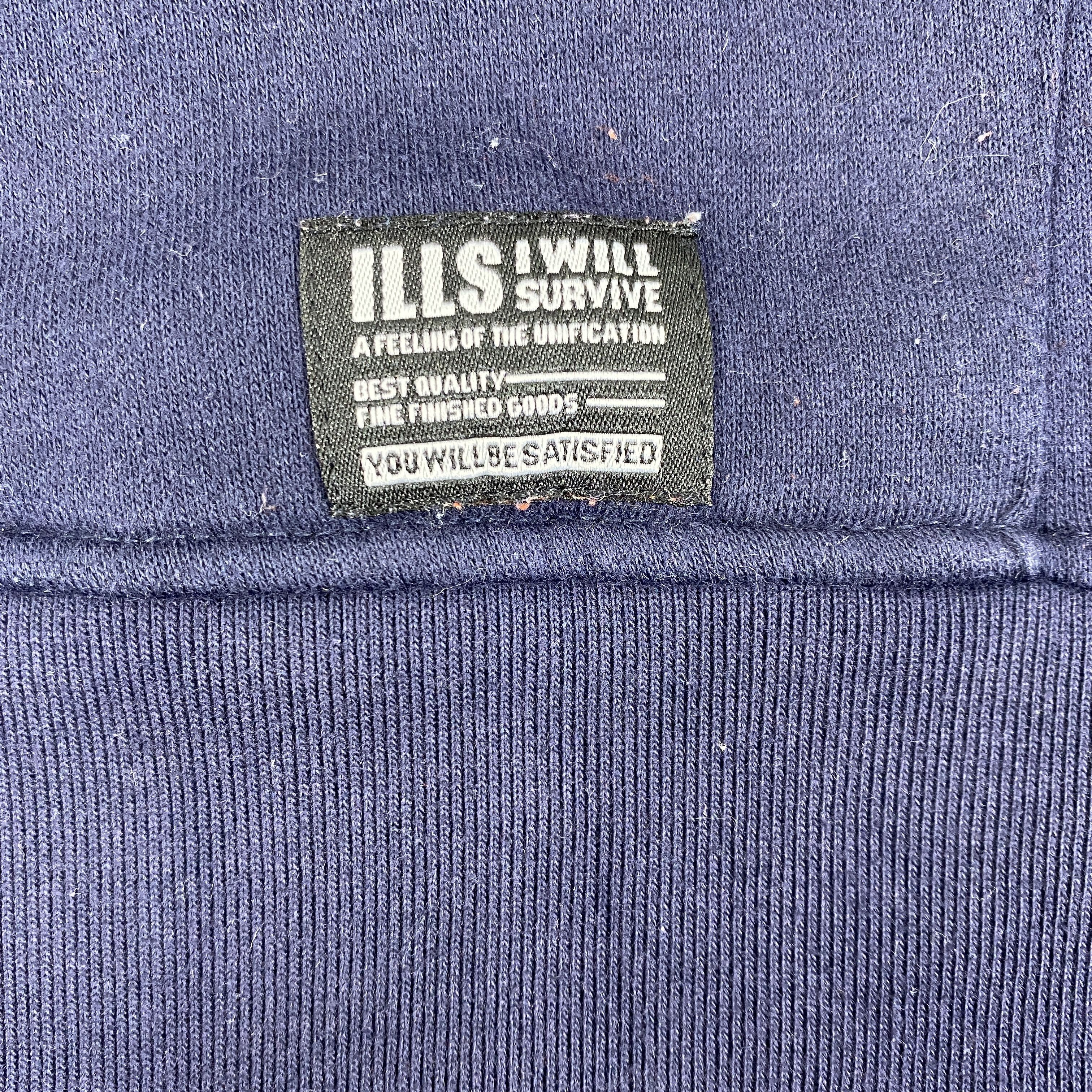 Japanese Brand Vintage ILLS The Fnest Quality & Tradition Hoodie - SW0114 Size US M / EU 48-50 / 2 - 9 Thumbnail