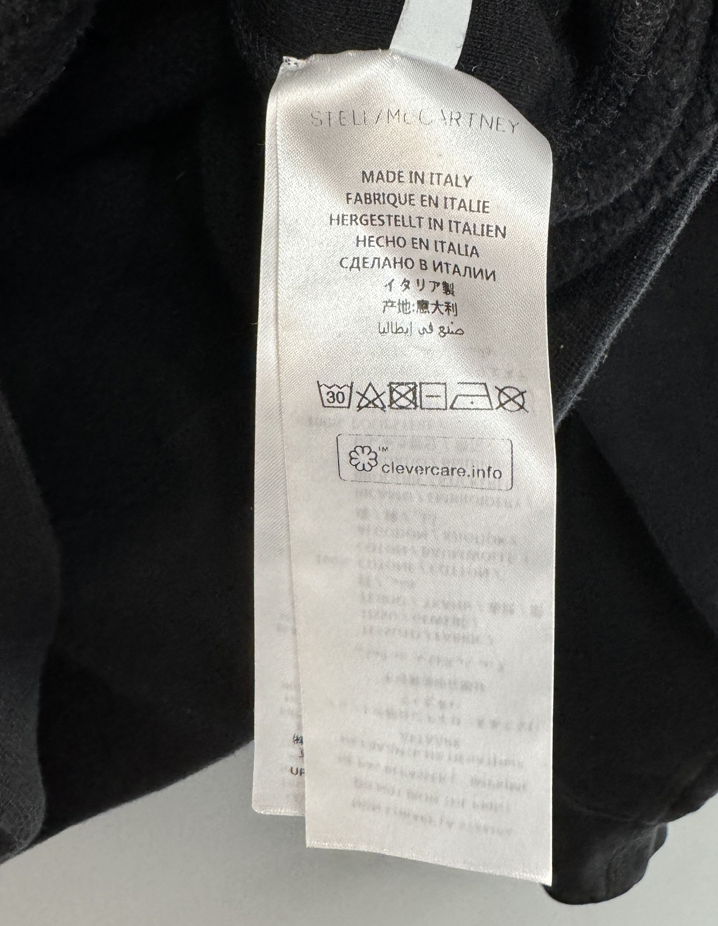 Stella McCartney Stella McCartney No Smile No Service Lips Hoodie Black S-M Size US S / EU 44-46 / 1 - 6 Thumbnail
