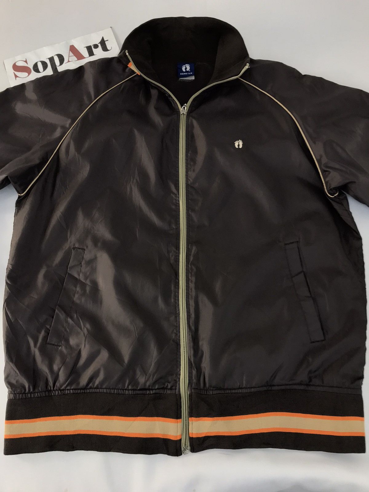 Hang Ten × Japanese Brand × Vintage Vintage Windbreaker Hang Ten Zipper Double Pocket Size US L / EU 52-54 / 3 - 3 Thumbnail