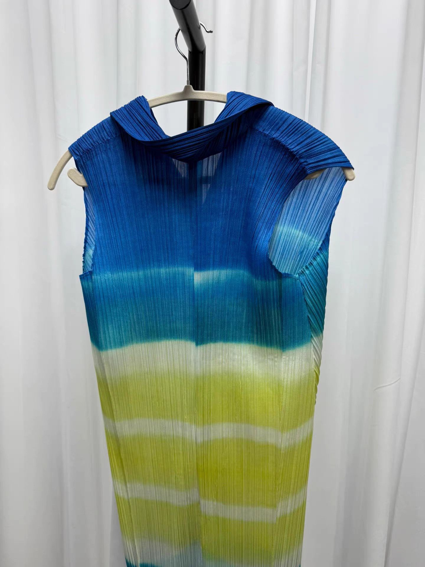 Issey Miyake Issey miyake pleats please Gradient Colorblock Dress K20 Size M / US 6-8 / IT 42-44 - 5 Thumbnail