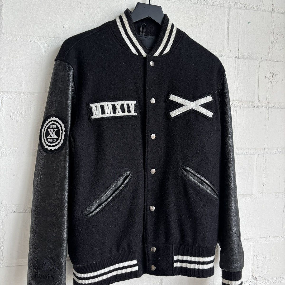 Roots Roots x The Weeknd XO Leather Varsity Jacket Size US M / EU 48-50 / 2 - 3 Thumbnail