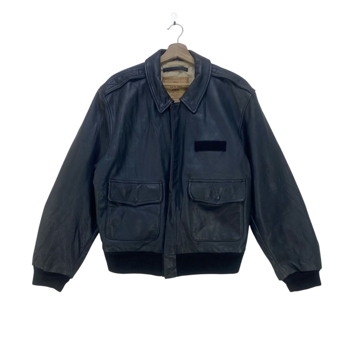 Chevignon Vtg Chevignon Honnor 350th Roll Airflyte A-2 Type Leather Size US M / EU 48-50 / 2 - 3 Thumbnail