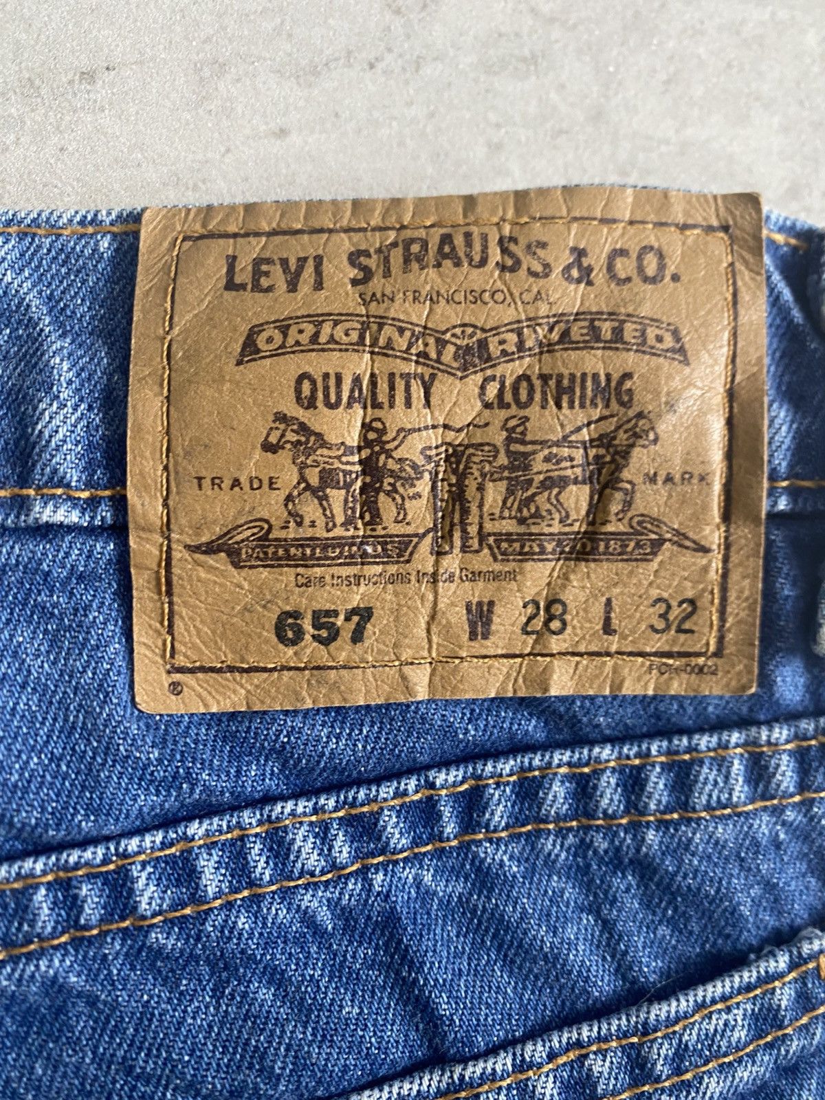 Levi's Levi’s 657 Vintage Denim Jeans Size US 28 / EU 44 - 15 Thumbnail