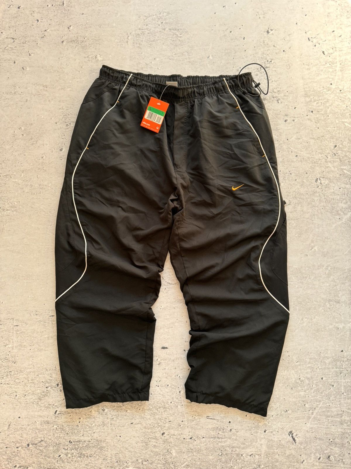 Nike × Vintage NIKE SHOX VINTAGE BASIC LOGO OVERSIZE BAGGY PANTS Size US 34 / EU 50 - 1 Thumbnail