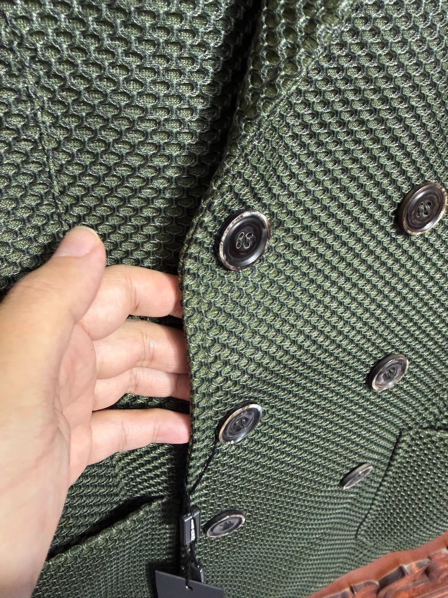 Giorgio Armani Giorgio Armani Slim Fit Suit 48/50 Dark Green Size 50R - 4 Thumbnail