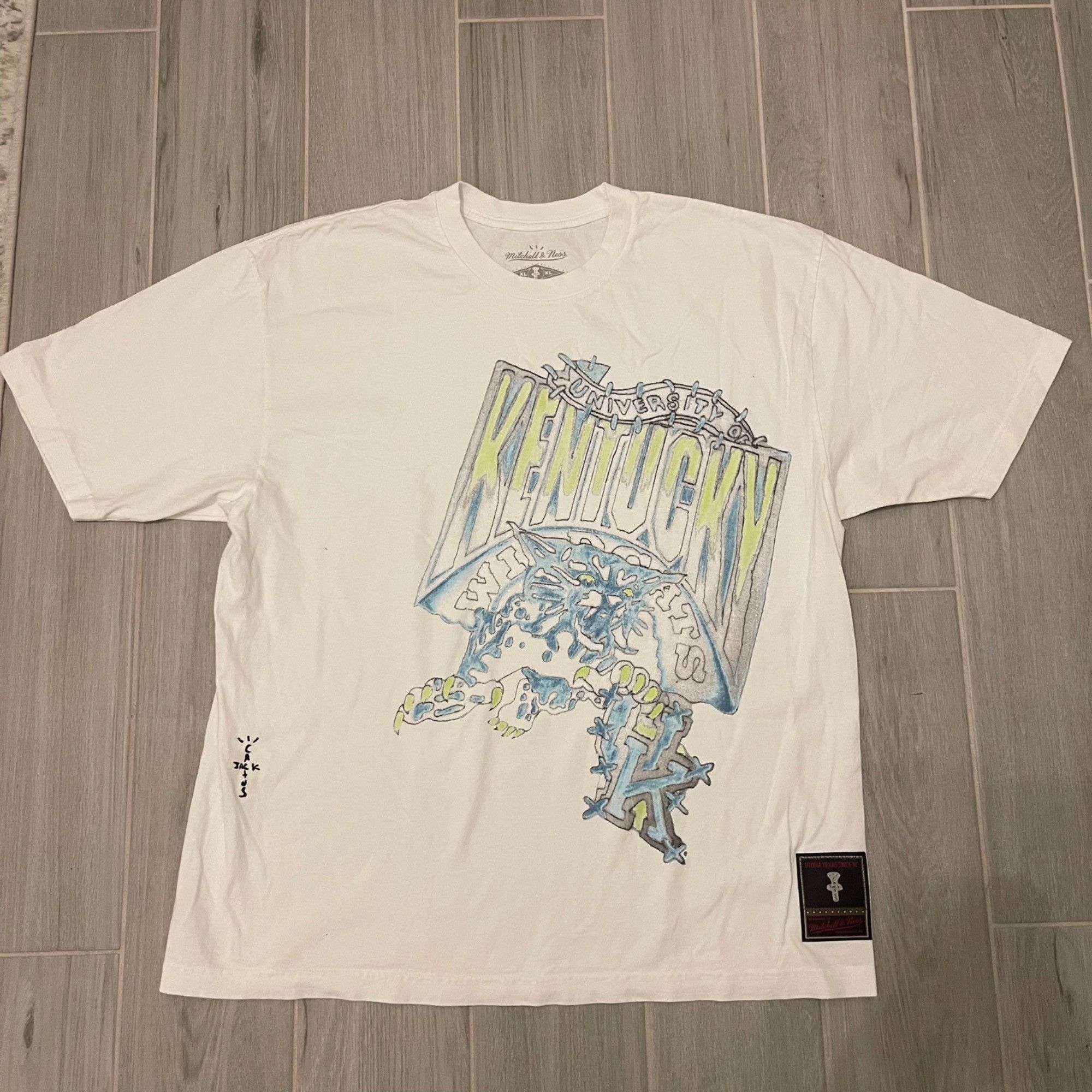 Mitchell & Ness × Travis Scott CACTUS JACK TRAVIS SCOTT x MITCHELL & NESS KENTUCKY TEE XL Size US XL / EU 56 / 4 - 2 Thumbnail