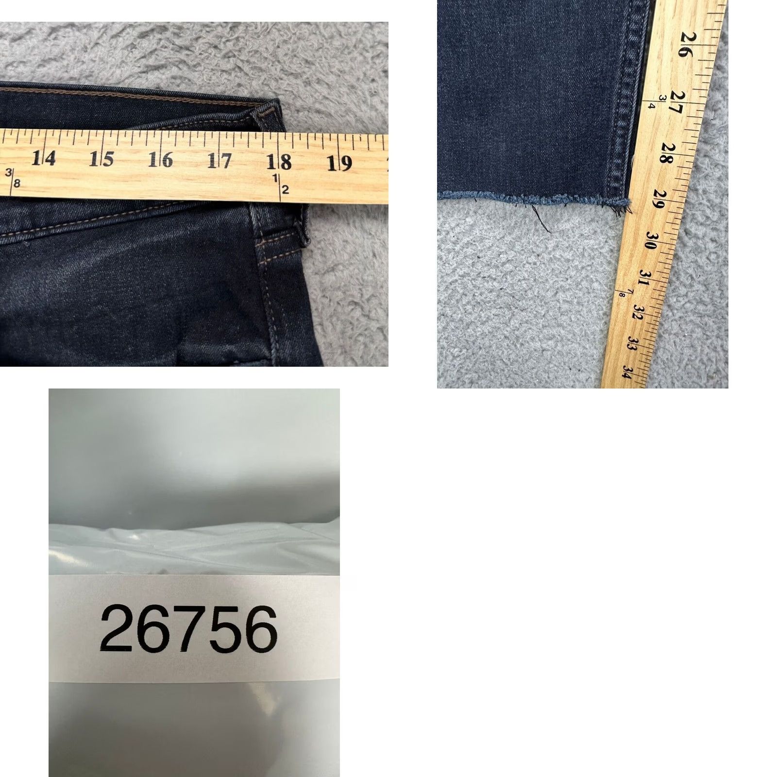 Paige Paige Jeans Mens 36 Dark Blue Distressed Straight Leg Raw Hem Denim Pants Preppy Jeans Shirt? Size US 36 / EU 52 - 8 Thumbnail