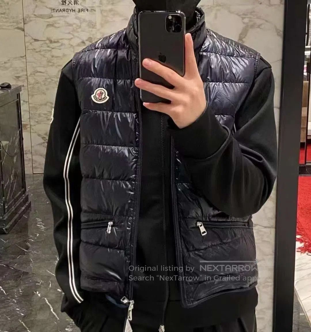 Moncler Moncler Men's Black Down Vest. Size US L / EU 52-54 / 3 - 3 Thumbnail