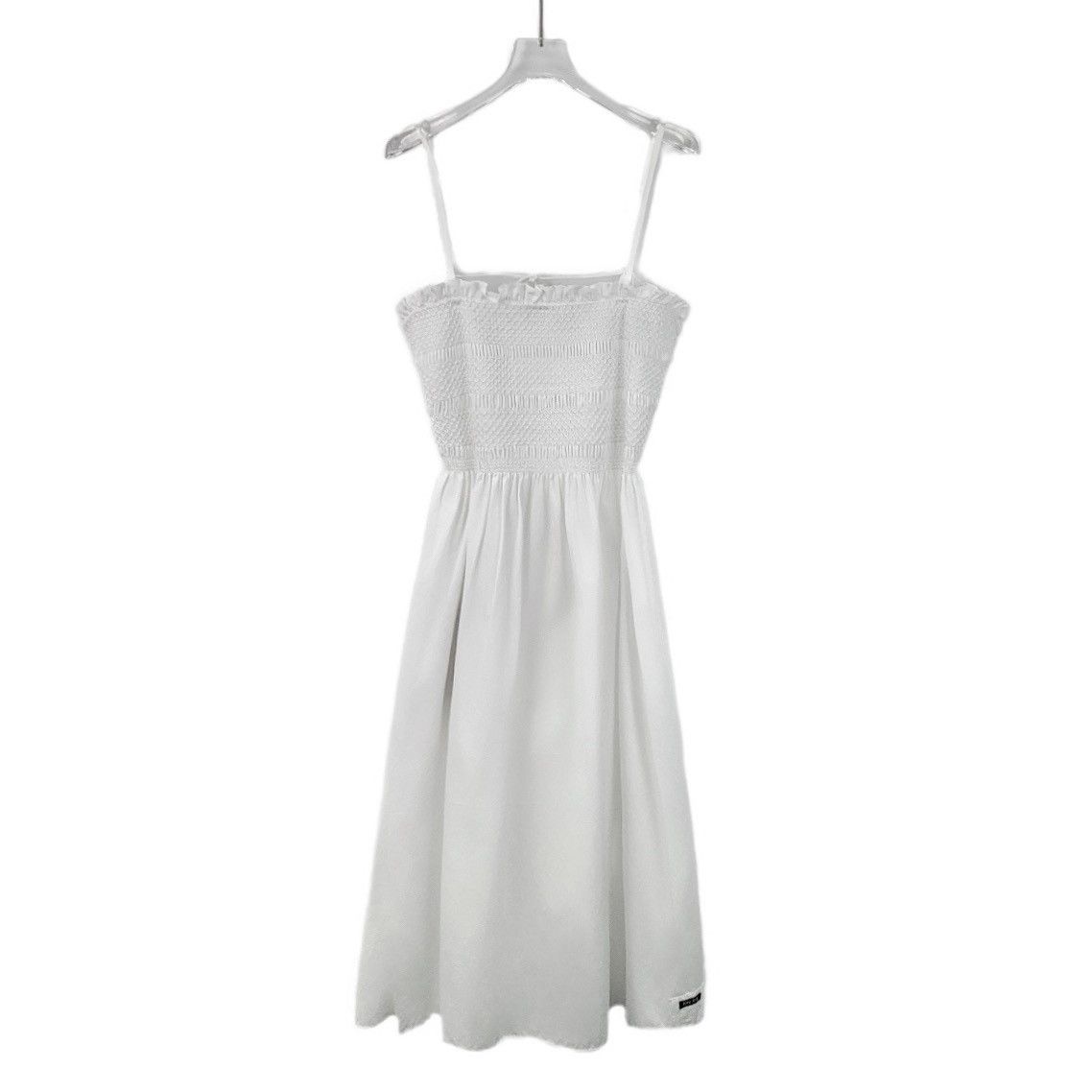 Miu Miu Miu Miu White Backless Cotton Halter Dress Size XS / US 0-2 / IT 36-38 - 1 Thumbnail