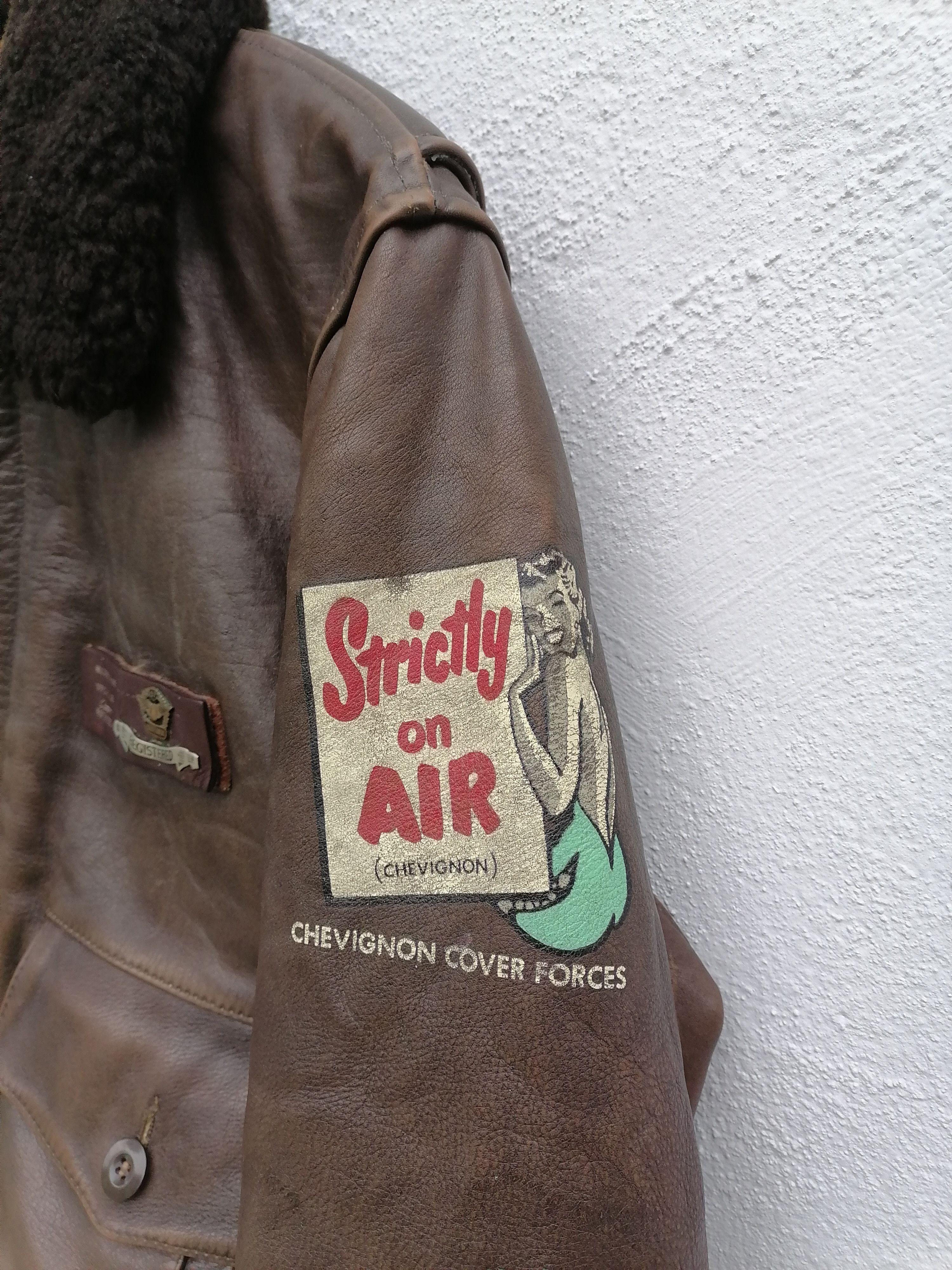 Chevignon Vintage Chevignon G-1 Leather Bomber Jackets Size US M / EU 48-50 / 2 - 2 Thumbnail