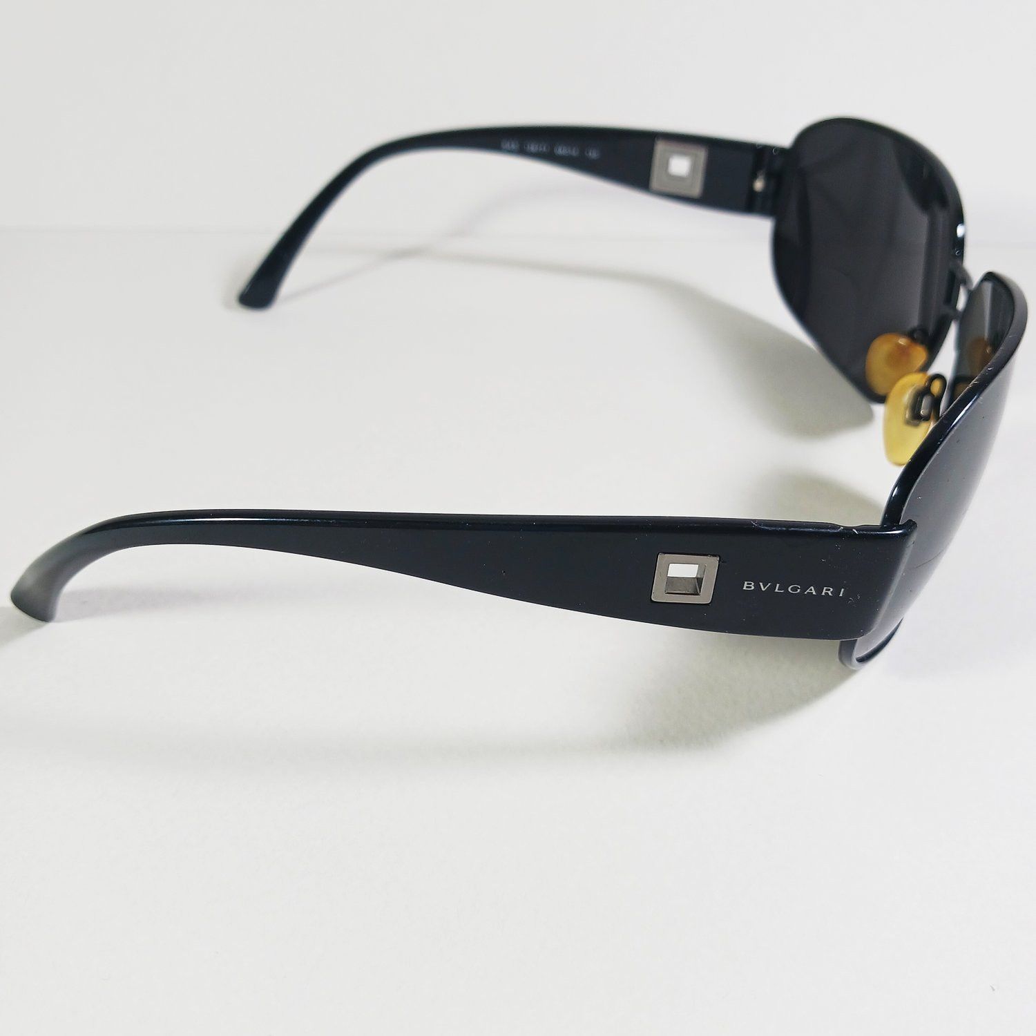 Bvlgari × Designer BVLGARI 545 128/71 Vintage Wrap Sunglasses w/Case Size ONE SIZE - 7 Thumbnail