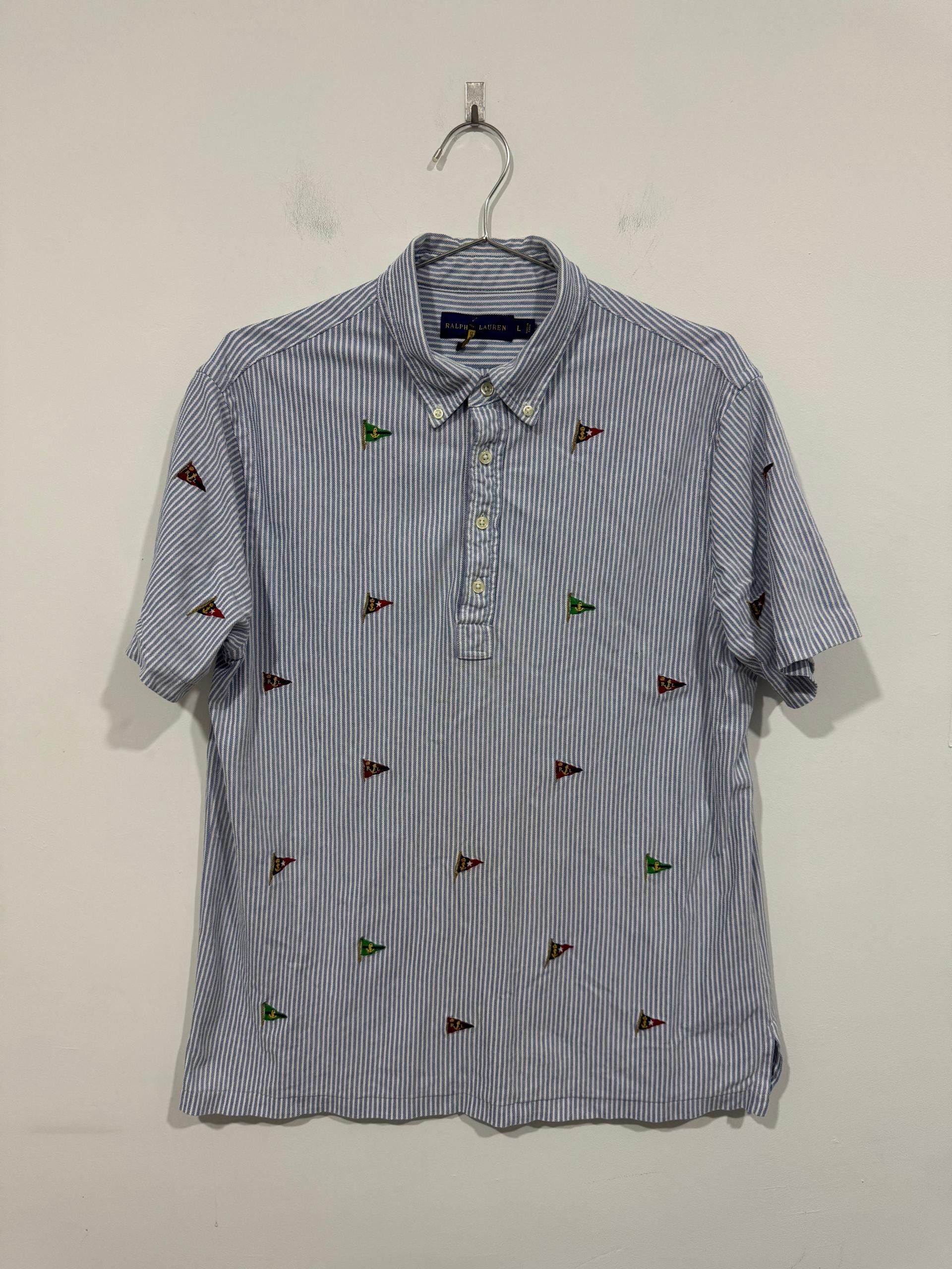 Polo Ralph Lauren Polo Ralph Lauren Knit Oxford Polo Tee Size US L / EU 52-54 / 3 - 1 Thumbnail