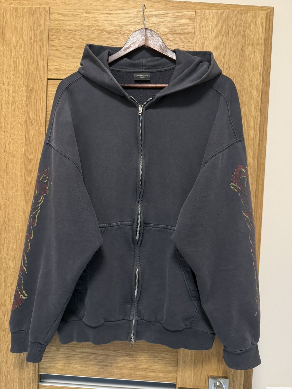 Balenciaga Balenciaga Offshore Zip Hoodie Size US M / EU 48-50 / 2 - 3 Thumbnail