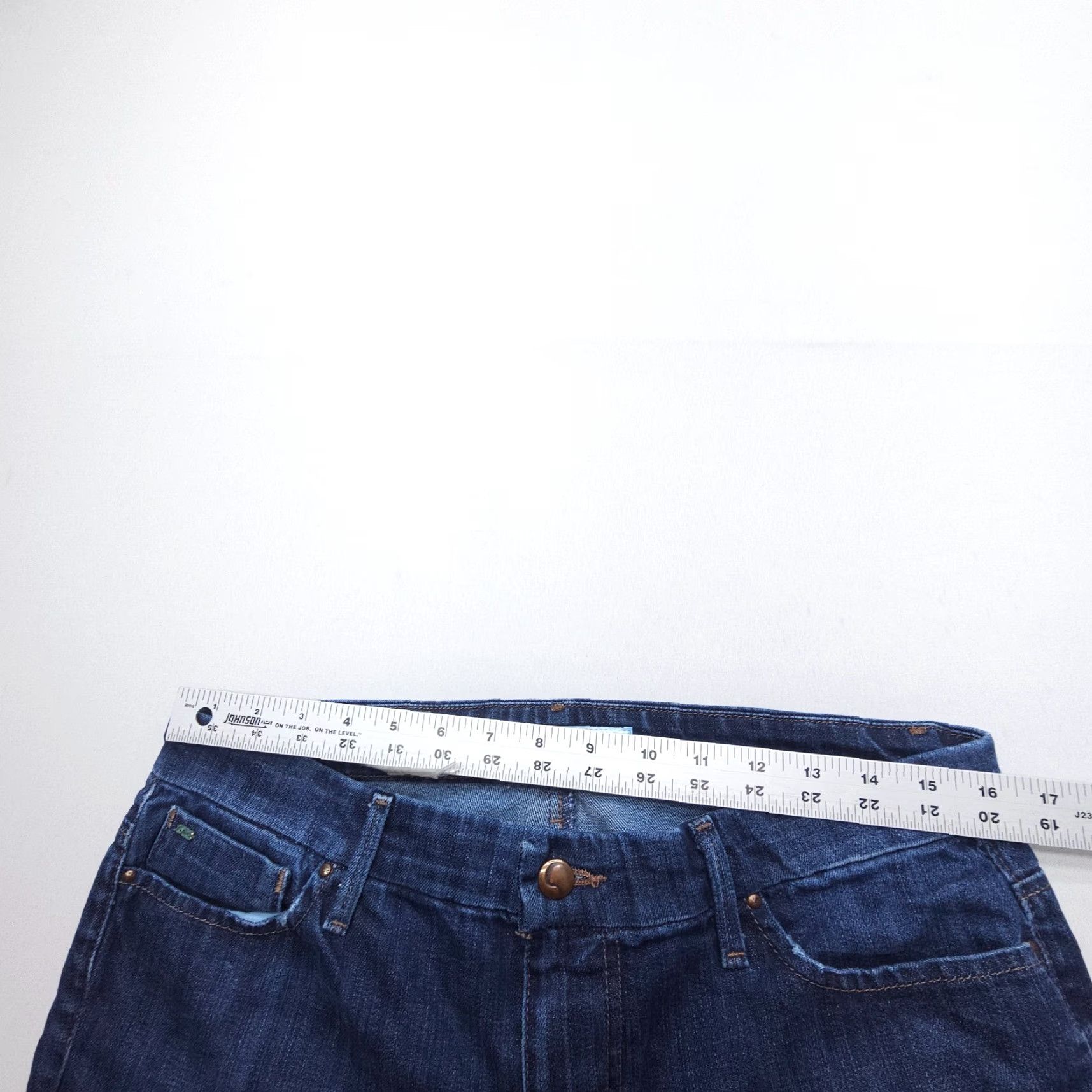 Vintage Joe's Provocateur Jeans Bootcut Low Rise Size 31 Dark Wash Denim Y2K 2000s Boho Size 24" / US 00 / IT 34 - 7 Thumbnail
