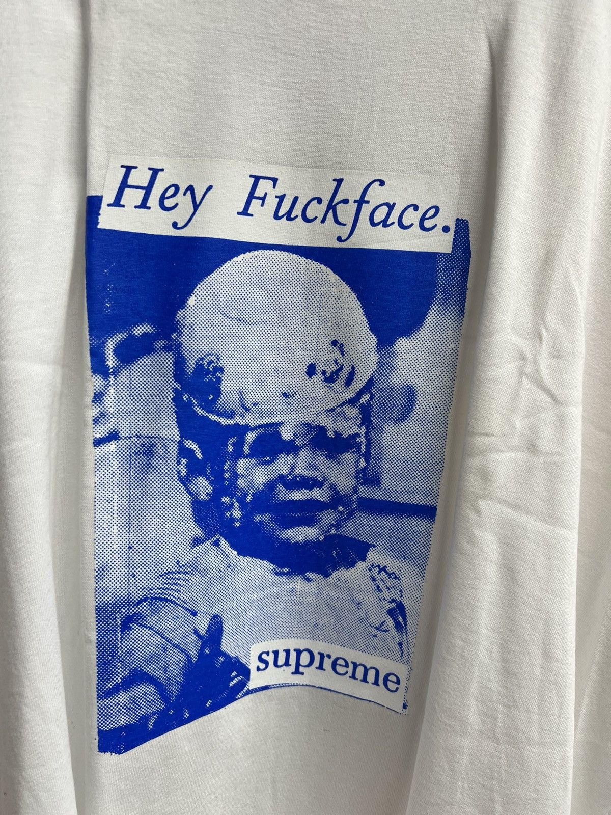 Supreme Supreme Fuck Face Tee White Size US XL / EU 56 / 4 - 5 Thumbnail