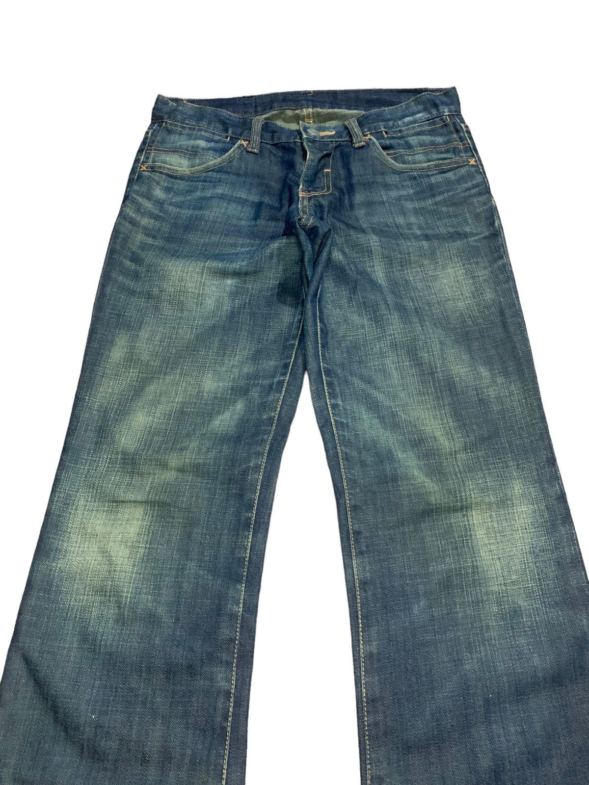 Tornado Mart Tornado Mart 6 pocket mud wash flare denim jeans Size US 30 / EU 46 - 3 Thumbnail