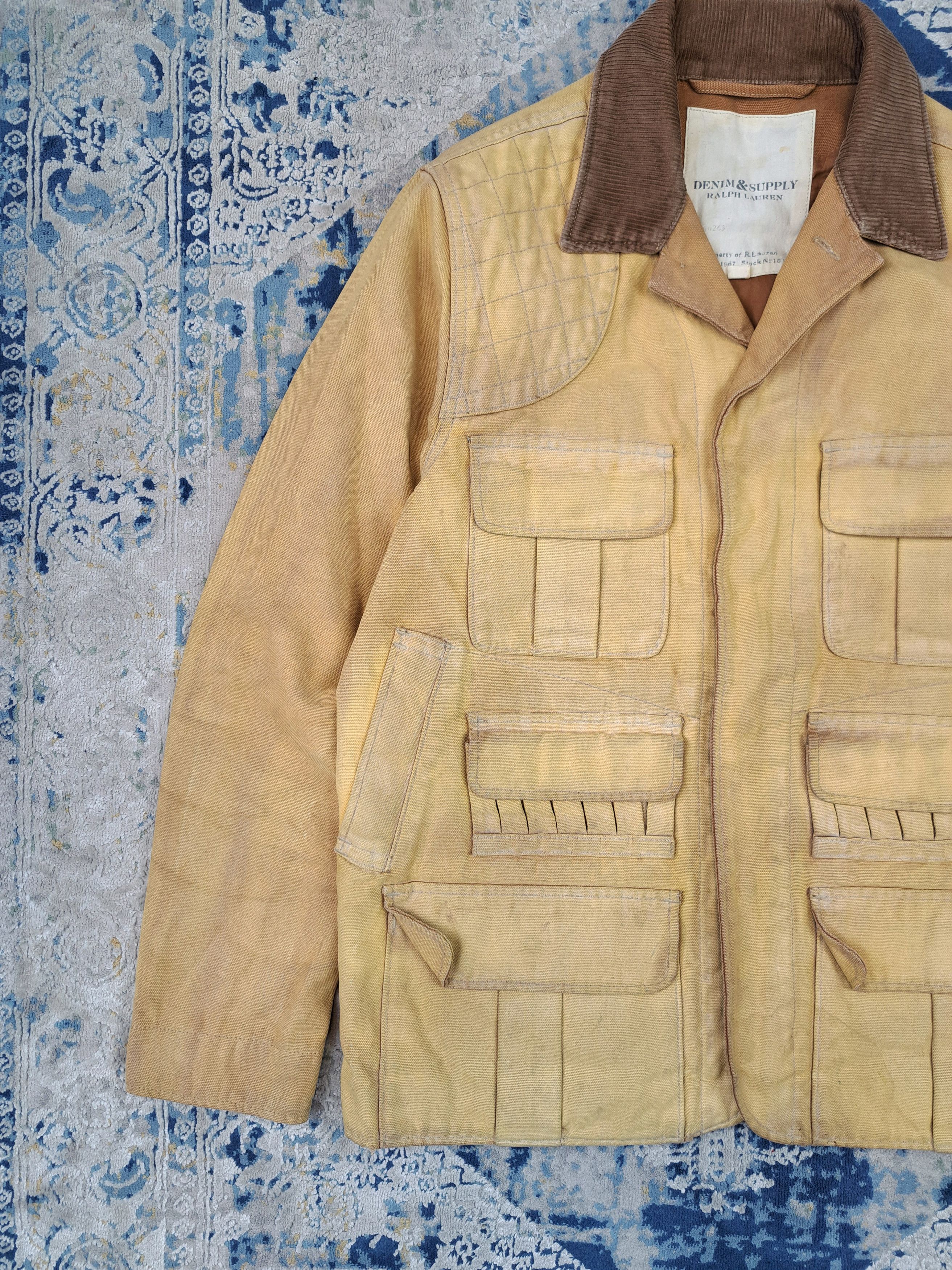 Denim & Supply Ralph Lauren Ralph Lauren Canvas Multipocket Field Hunting Jacket Size US M / EU 48-50 / 2 - 3 Thumbnail