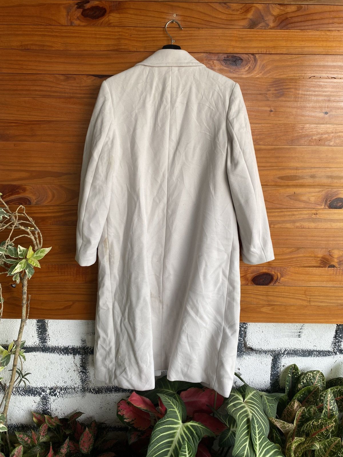 GU GU Light Beige Long Coat – Minimalist Single-Breasted Coat Size M / US 6-8 / IT 42-44 - 12 Thumbnail