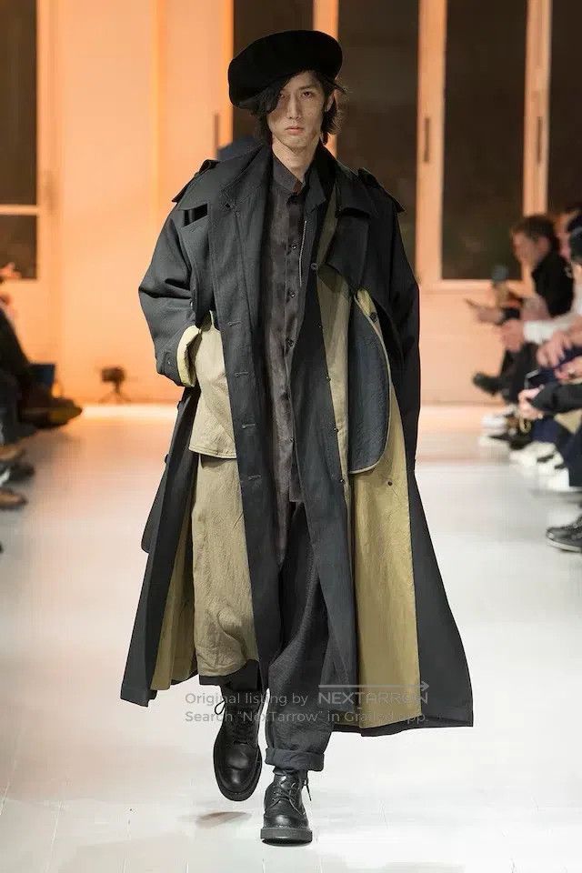 Yohji Yamamoto Yohji Yamamoto Zipper Fish Tail Two-Way Coat Size US M / EU 48-50 / 2 - 2 Thumbnail