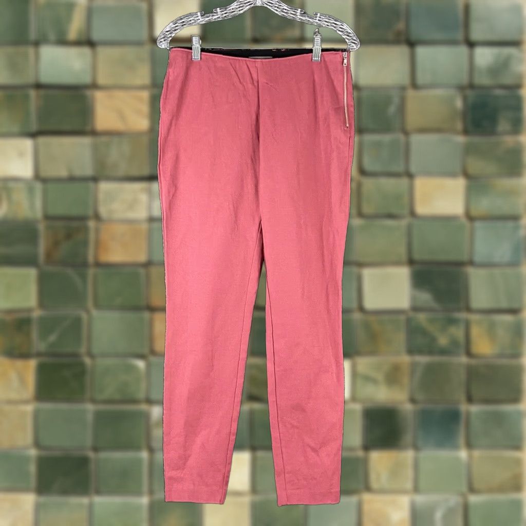 Vintage Maurices Skinny Ankle Pants Women's Red Regular 6 Size 28" / US 6 / IT 42 - 1 Thumbnail