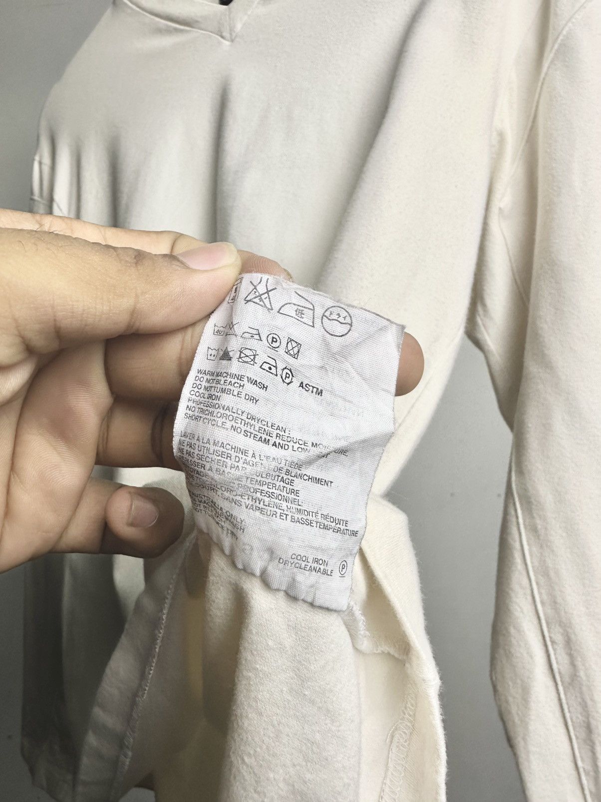Jil Sander Jil Sander Raf Simons Era Double Layered Sleeve Tshirt Size US S / EU 44-46 / 1 - 9 Thumbnail