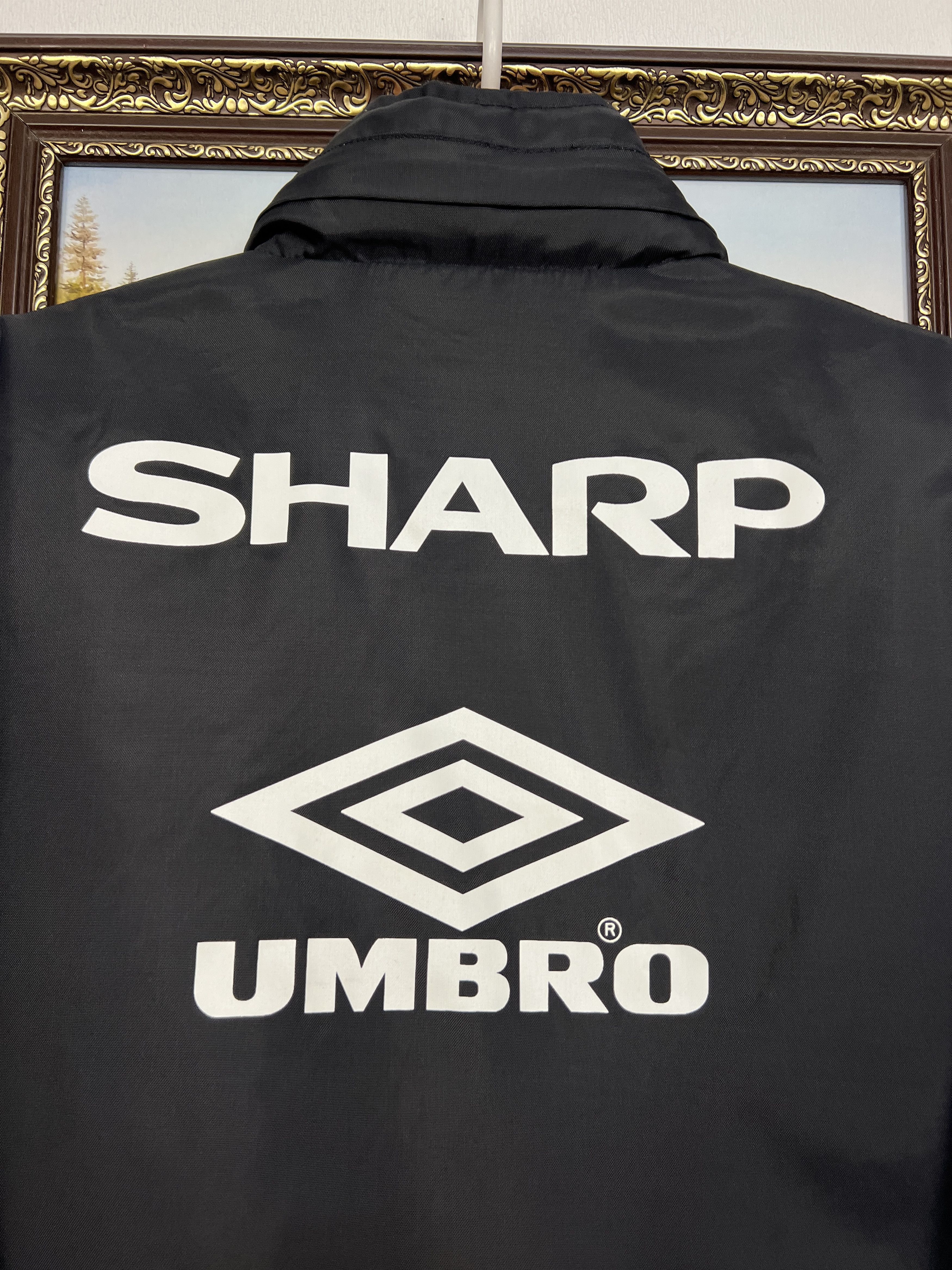 Umbro Vintage 90's Manchester United Football Jacket Soccer Size US S / EU 44-46 / 1 - 12 Thumbnail