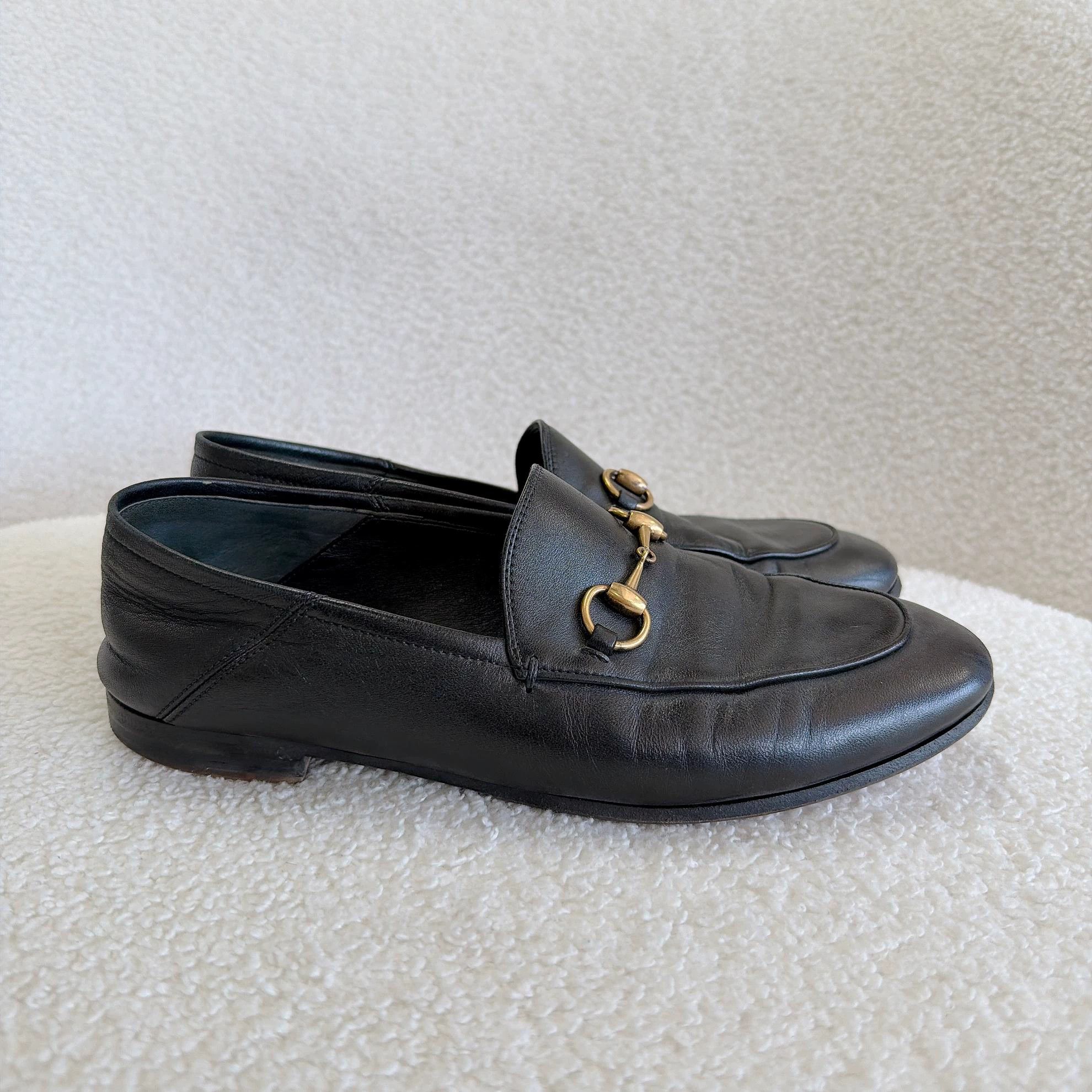 Gucci Gucci Black Horsebit Loafer 36.5C Size US 6 / IT 36 - 3 Thumbnail
