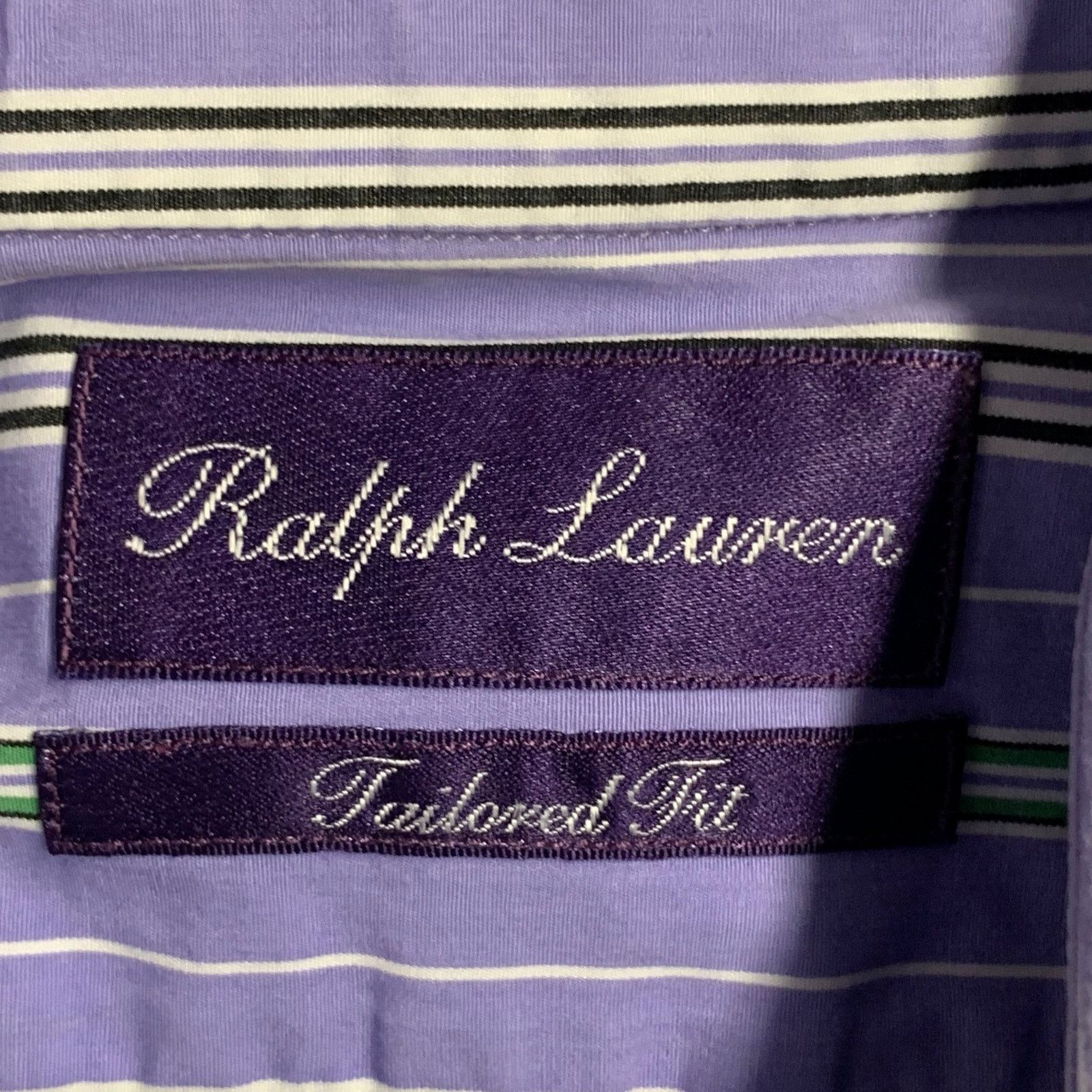Ralph Lauren RALPH LAUREN Size XL Lilac Stripe Cotton Tailored Fit Shirt Size US XL / EU 56 / 4 - 6 Thumbnail