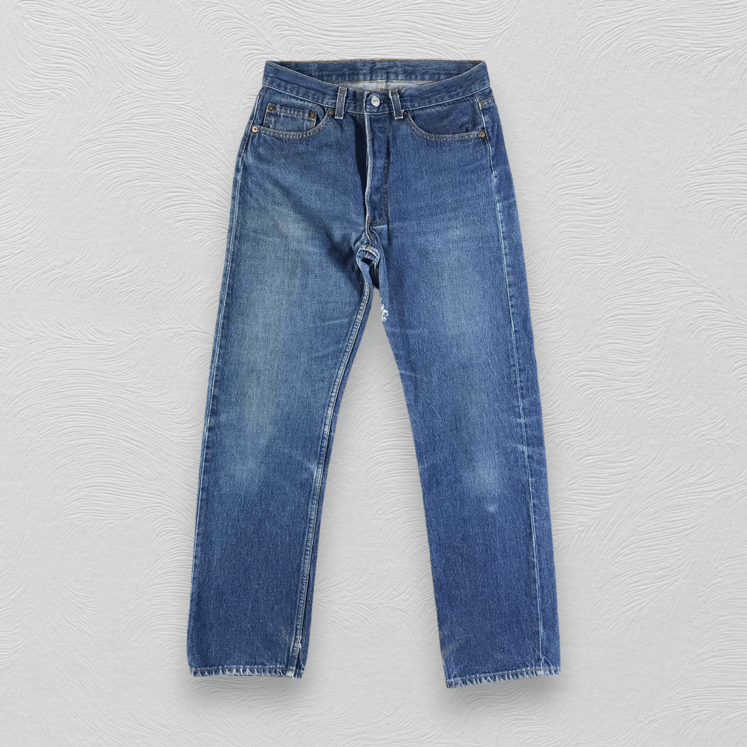 Levi's Vintage 80s Levis 501 Jeans Blue Wash Denim KJ2360 Size US 30 / EU 46 - 1 Thumbnail