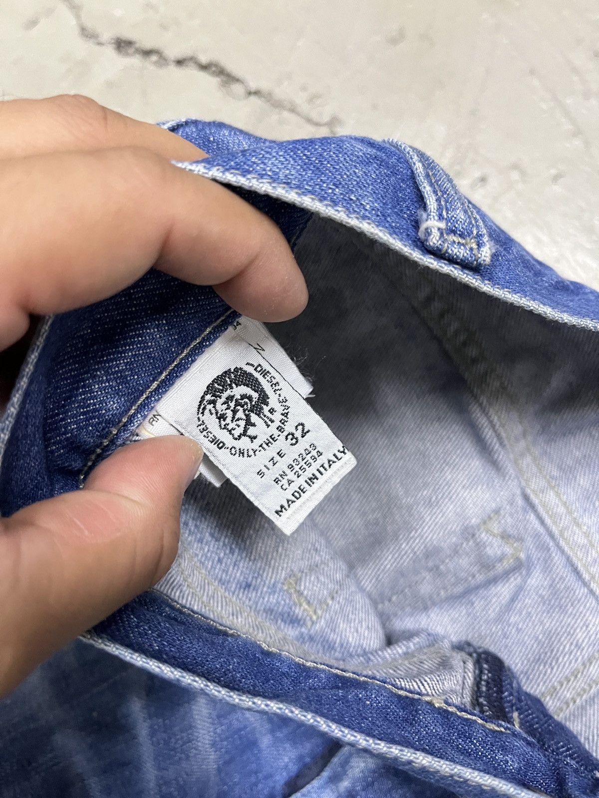 Diesel × If Six Was Nine × Japanese Brand BOOTCUT DOUBLE KNEE BUSH VINTAGE DIESEL JEANS Y2K FLARED Size US 32 / EU 48 - 8 Thumbnail