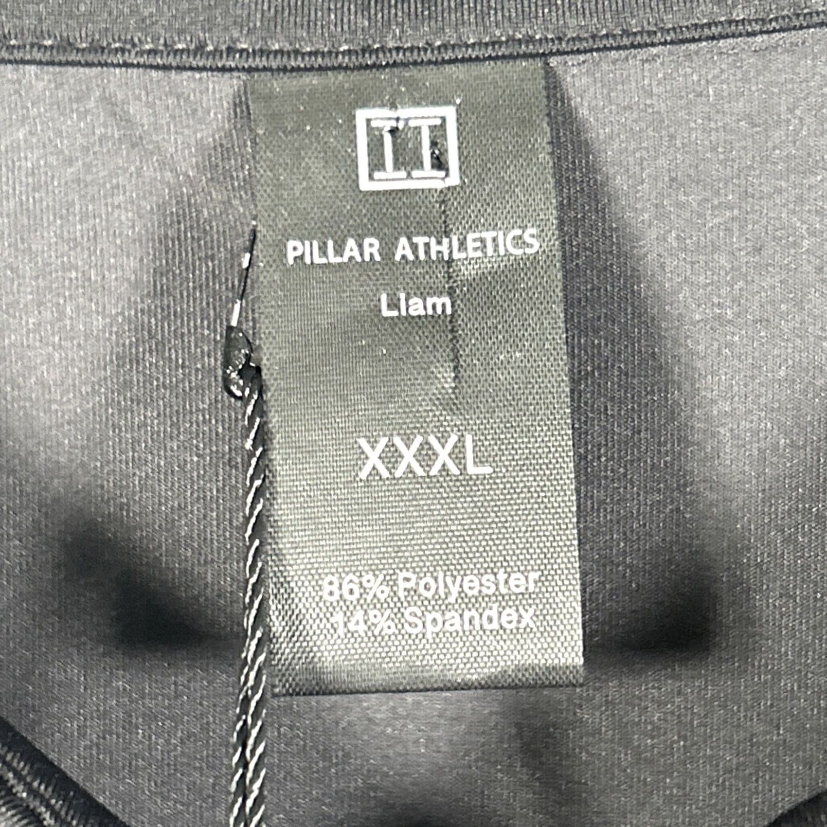 Vintage Pillar Athletics Golf Polo Four Way Stretch Black Size 3XL Mens Size US XXL / EU 58 / 5 - 3 Thumbnail