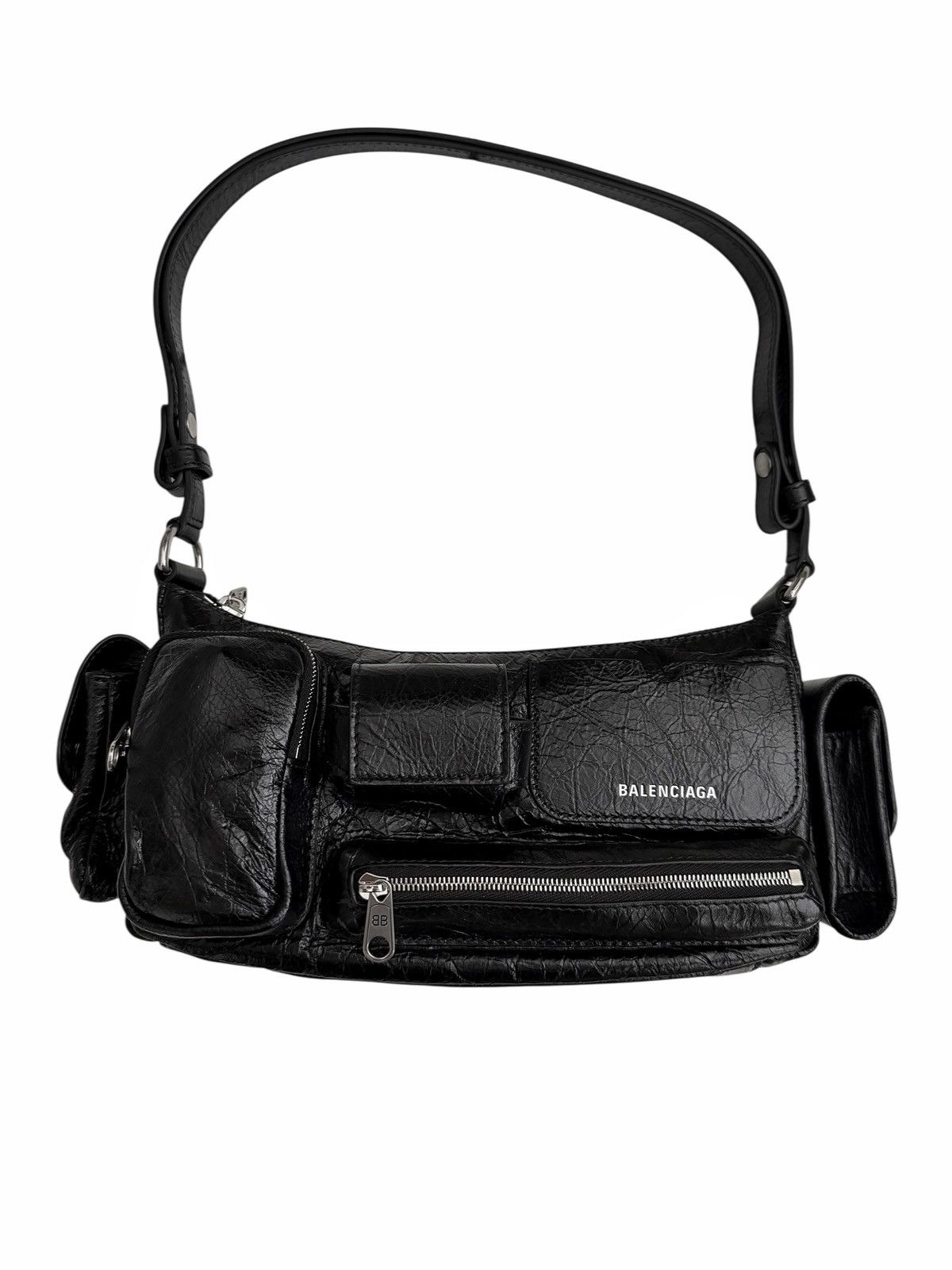 Balenciaga Superbusy Mini XS Black Hobo Bag Size ONE SIZE - 1 Thumbnail