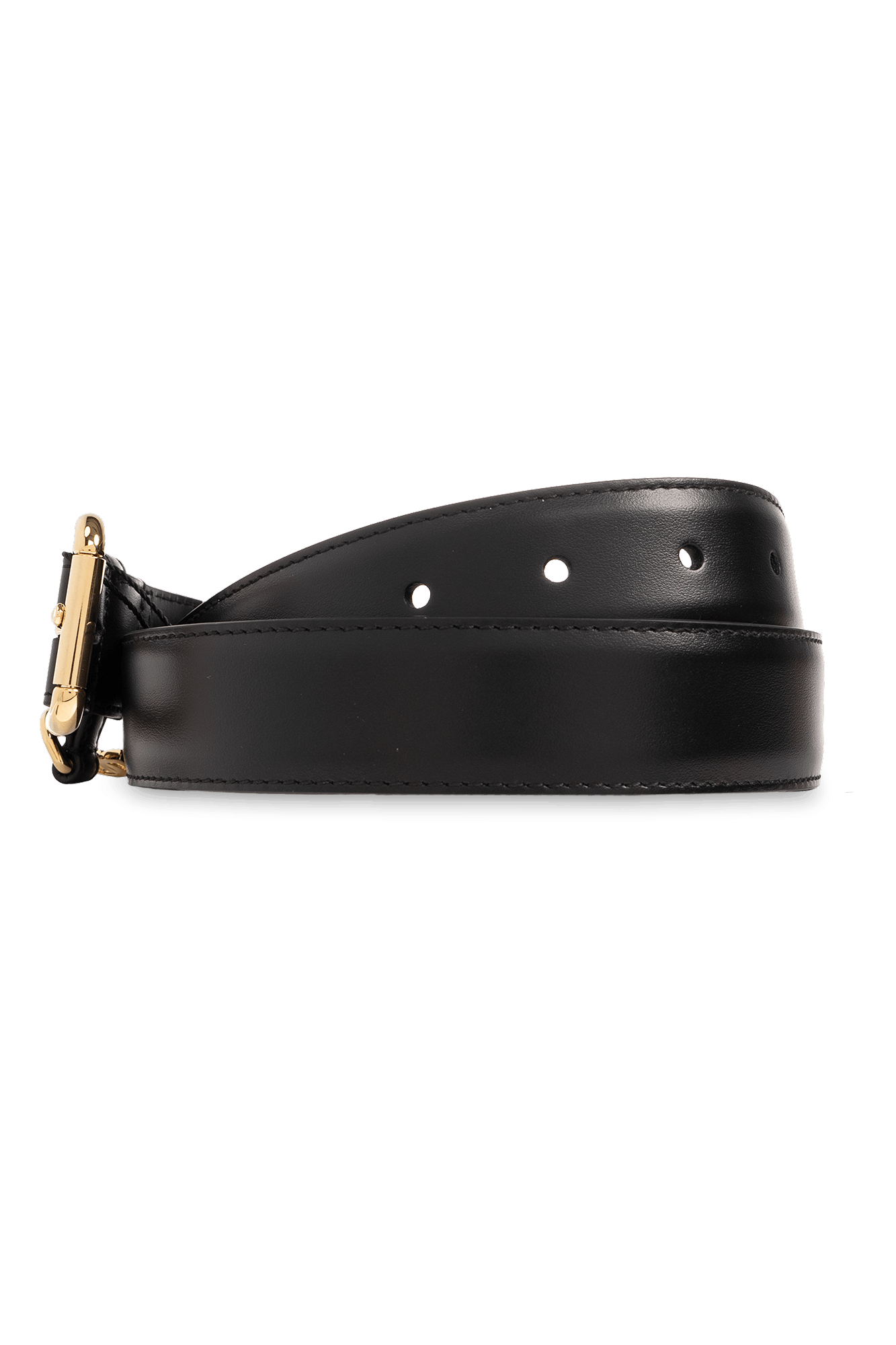 Dolce & Gabbana o1s22i1n0225 Size: 80 / Leather Belt in Black Size ONE SIZE - 3 Thumbnail