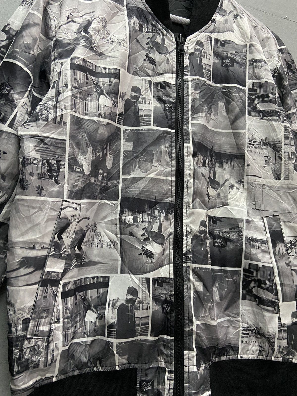 Japanese Brand SUGGESTION FULL ART STREET REVERSIBLE LIGHT JACKET Size US M / EU 48-50 / 2 - 4 Thumbnail