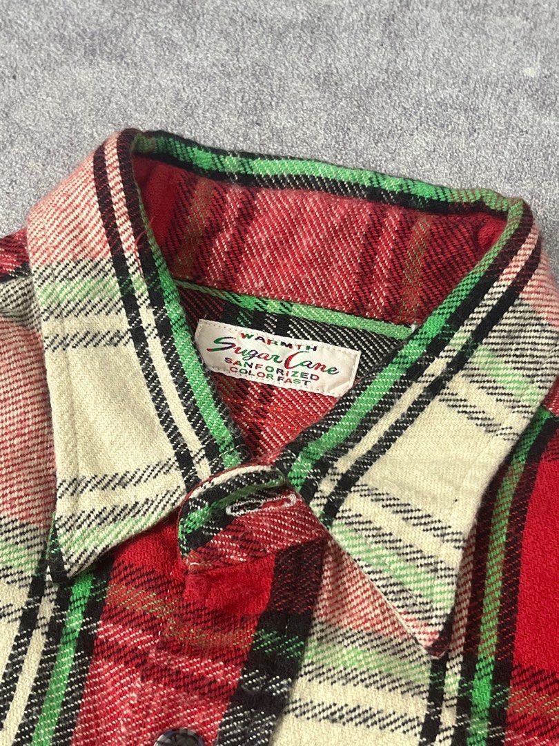 Sugar Cane Sugarcane Japan Plaid Heavyweight Shirt Size US M / EU 48-50 / 2 - 6 Thumbnail
