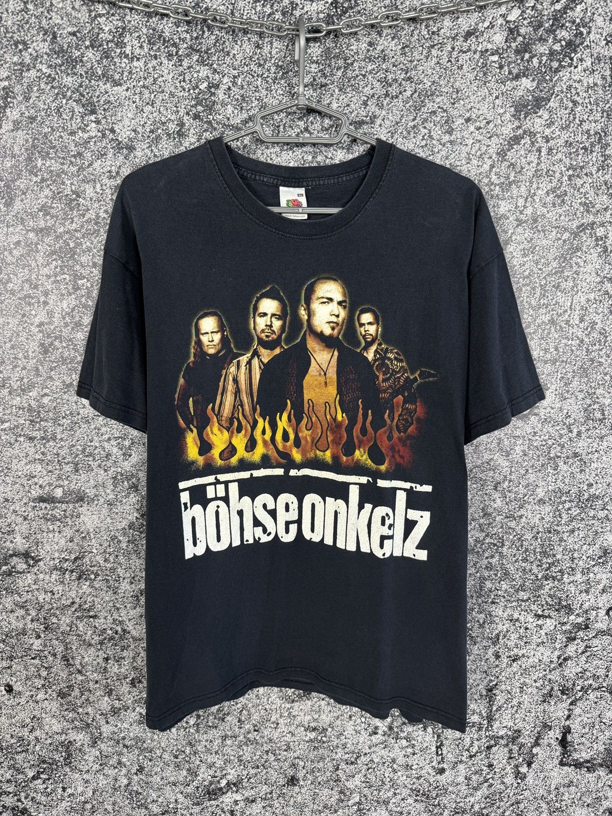 Band Tees Vintage Bohse Onkelz Band T-Shirt Rock Graphic Tee Rare XL Size US XL / EU 56 / 4 - 2 Thumbnail