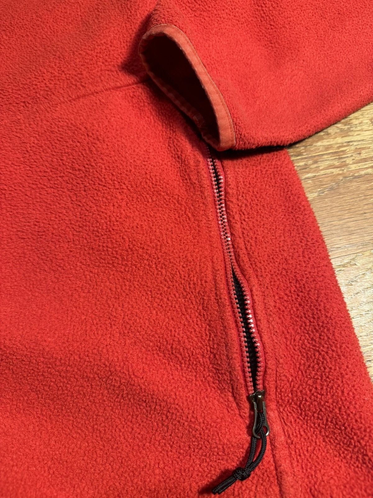 The North Face The North Face Red Fleece Zip Up Jacket Size US M / EU 48-50 / 2 - 3 Thumbnail