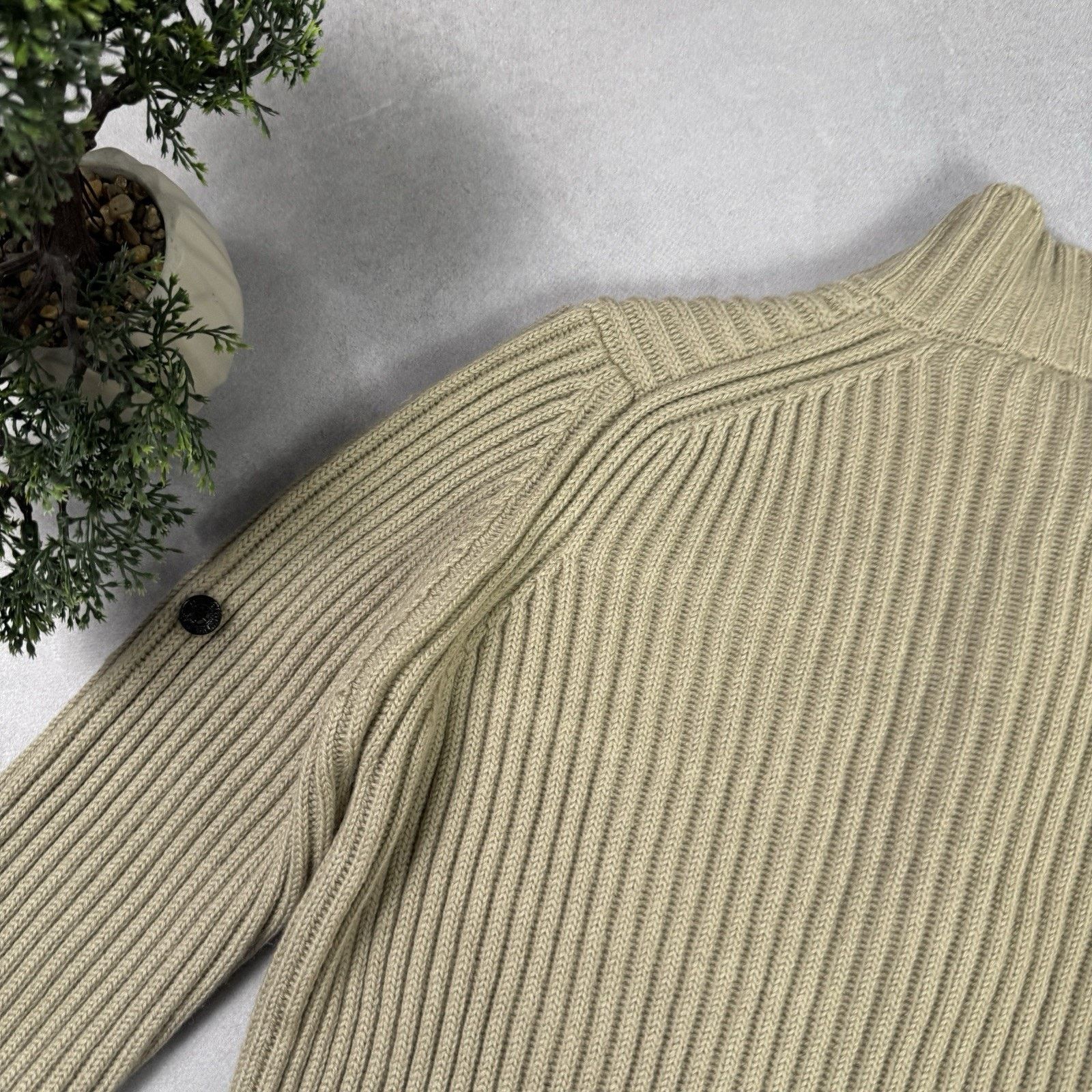 Stone Island Vintage Stone Island Junior Heavy Sweater Size 12/152 Beige Size US XS / EU 42 / 0 - 13 Thumbnail