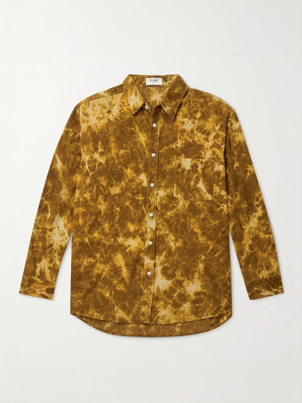 Celine × Hedi Slimane Rare TIE DYED VELOUR shirt $1300 xl NEW Size US M / EU 48-50 / 2 - 10 Thumbnail