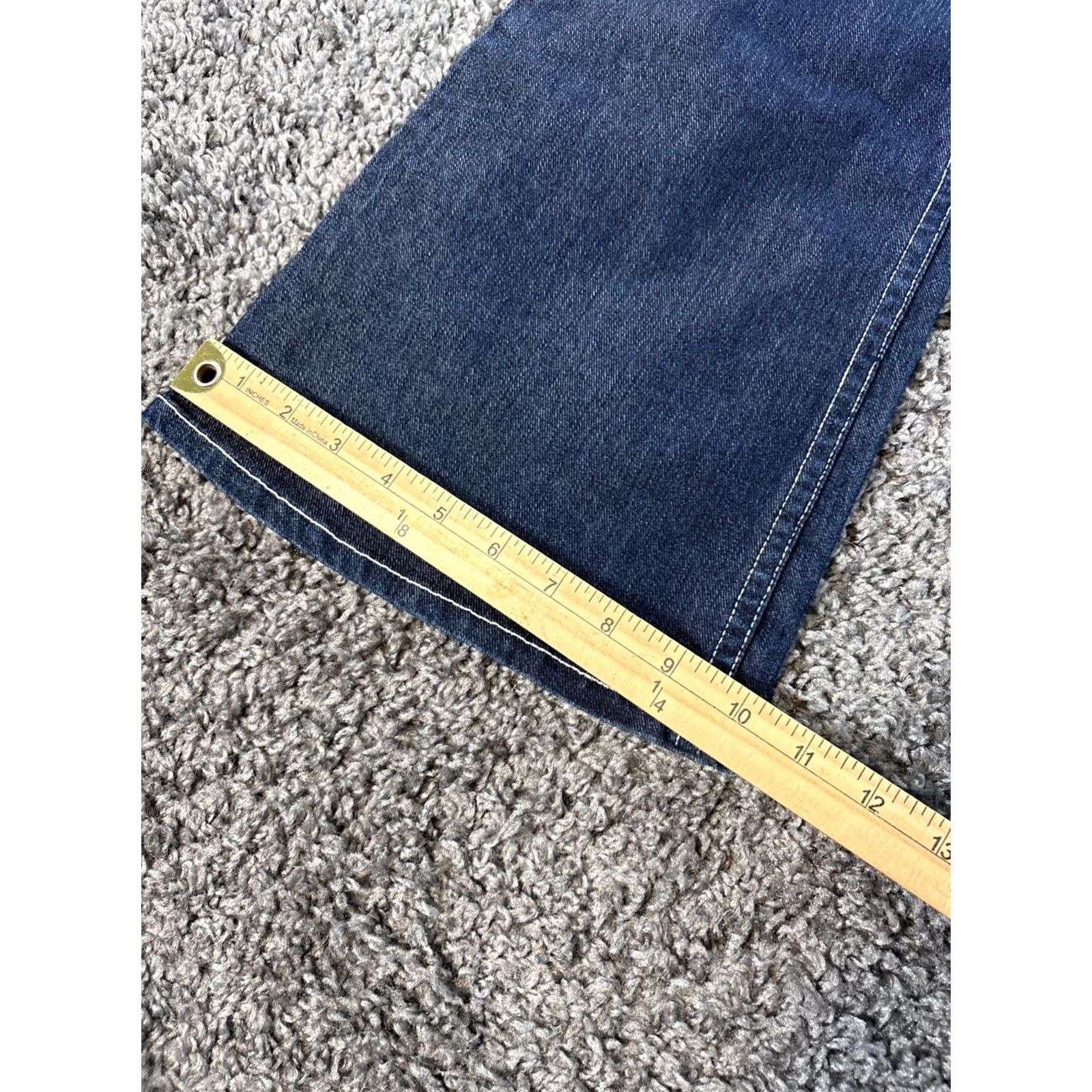 Vintage VINTAGE Lazer Jeans Bootcut Jeans Womens 28x30 Dark Wash High Rise 90s Womens Jeans Blue 90s High Rise 28 30 Boys? Size 28" / US 6 / IT 42 - 3 Thumbnail